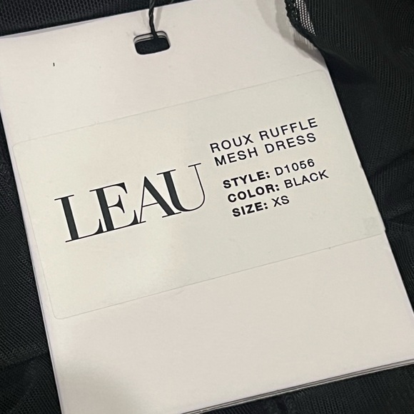LEAU ROUX Ruffle Mesh Dress - Picture 7 of 8